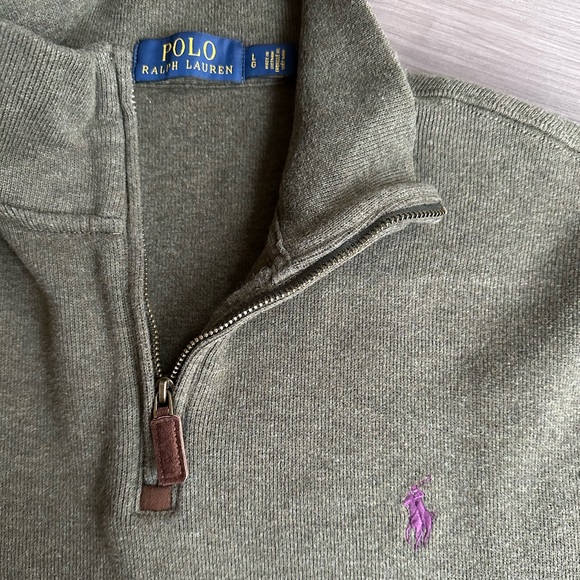 Polo by Ralph Lauren Half Zip Sweater - Picture 2 of 6